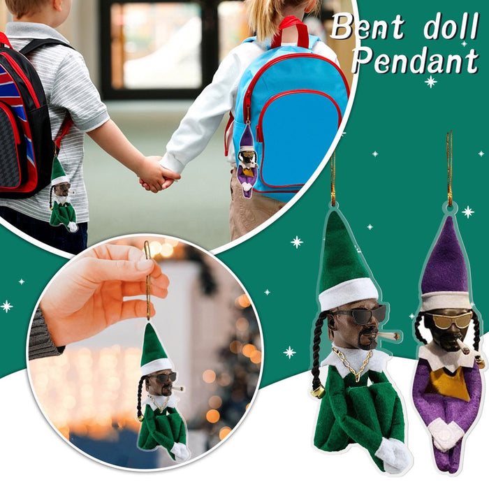 Snoop on the Bent over Doll Family Garden Decoration Pendant