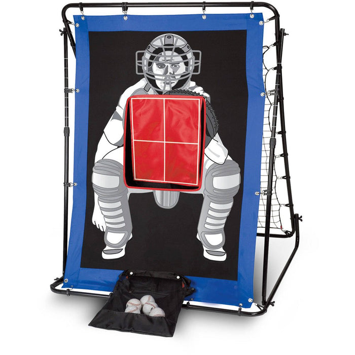Baseball Pitching Target + Rebounder Net - Switch Hitter