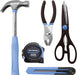 Tool Set General Hand Tool Kit with Plastic Toolbox Storage Case, Automotive Set Blue