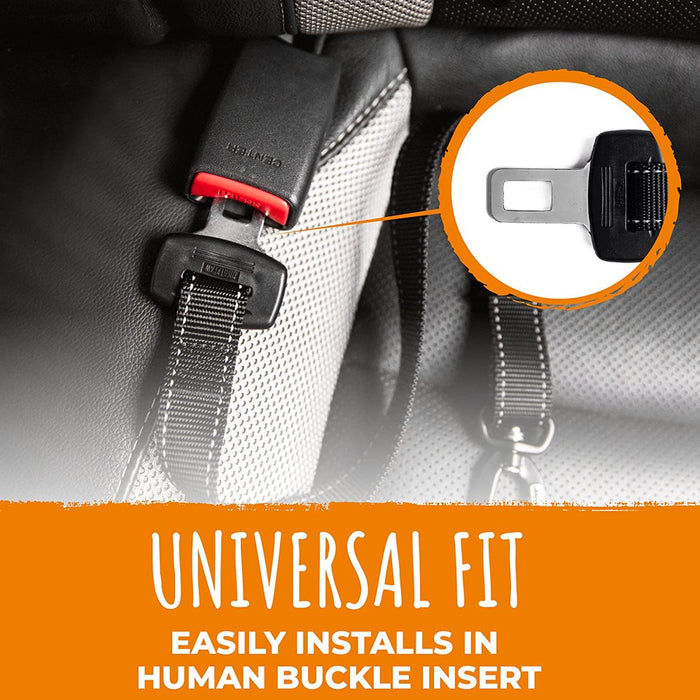 Dog Seat Belt, Pet Safety Belt, Created with Human Seatbelt Material. Keep Your Dog Safe in the Car