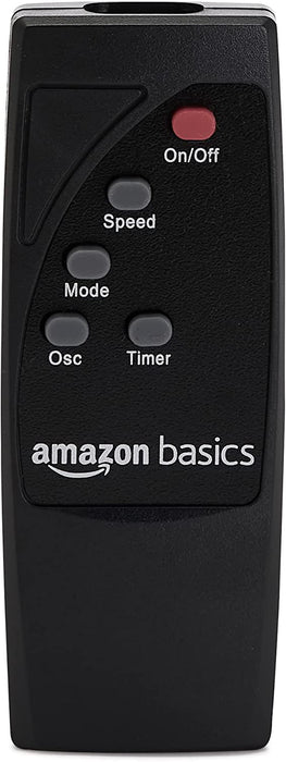 Oscillating Dual Blade Standing Pedestal Fan with Remote - 16-Inch, Black