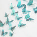 3D Teal Blue Butterfly Wall Decal Emerald Removable Mural Sticker for Living Room Girls Bedroom Home Wedding Engagement Baby Shower Birthday Party Decor Nursery Butterflies Decoration (Teal Blue B)