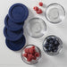 Anchor Hocking 8 Piece round Glassware Value Pack, 1 Cup Capacity, Food Storage Set