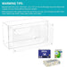 Tissue Dispenser Box Cover Rectangular Clear Acrylic Mask Case Holder with Magnetic Bottom, Dryer Sheet Holder for Car, Bathroom, Laundry, Office, Counter and Table, 9.84 X 5.02 X 3.54 Inch