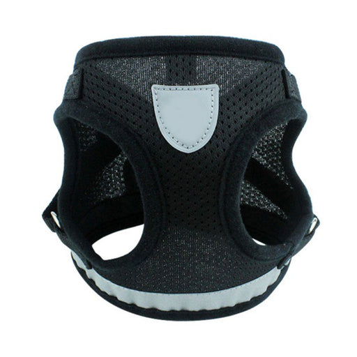 Soft Mesh Puppy Vest Harness Adjustable Pet Lead Chest Walking Leash for Dog Cat