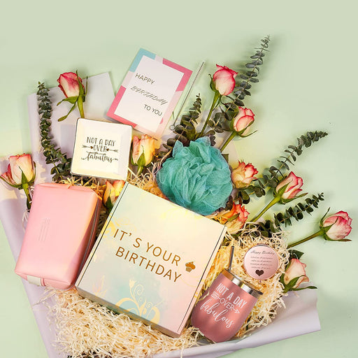 Birthday Gifts for Women, Best Happy Birthday Box for Her, Unique Gift Baskets for Mom Sister Best Friend, Thank You Gifts for Women Who Have Everything
