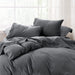 Bedsure Full Size Sheet Sets - Soft 1800 Sheets for Full Size Bed, 4 Pieces Hotel Luxury Grey Sheets Full, Easy Care Polyester Microfiber Cooling Bed Sheet Set
