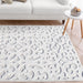 My Texas House Irongate, Transitional, Damask, Woven Area Rug, 5'2" X 7'6"