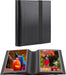 Small Photo Album 4X6 Photos Black Inner Page with Strong Elastic Band, Each Small Album Holds 64 Photos, 4X6 Mini Book Photo Pictures Album Birthday Christmas Photo Albums Wedding Anniversary (Black)