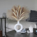85Pcs Boho Home Decor Dried Flowers Arrangements White & Natural Pampas Grass, Reed, Bunny Tails