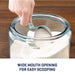 Heritage Hill Clear Glass Jar with Lid, 2 Gallon
