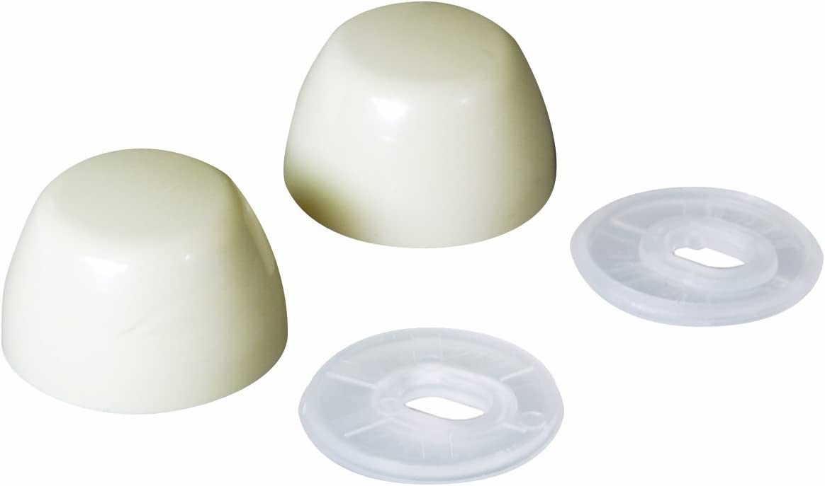 7115 Replacement Toilet Bolt Caps in White
