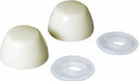7115 Replacement Toilet Bolt Caps in White