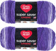 Red Heart Super Saver Jumbo Yarn, Sunny 2 Pack