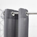 Mainstays Kingswood 4 Piece Curtain Set, 27.5X84, Grey Flannel