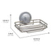 Satin Nickel Soap Dish, Better Homes & Gardens Rust-Resistant Power Grip Pro