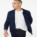 Free Assembly Men'S Knit Flannel Shirt