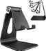 Adjustable Cell Phone Stand, Creadream Phone Stand, Cradle, Dock, Holder, Aluminum Desktop Stand Compatible with Phone Xs Max Xr 8 7 6 6S plus SE Charging, Accessories Desk,All Mobile Phones-Navy Blue