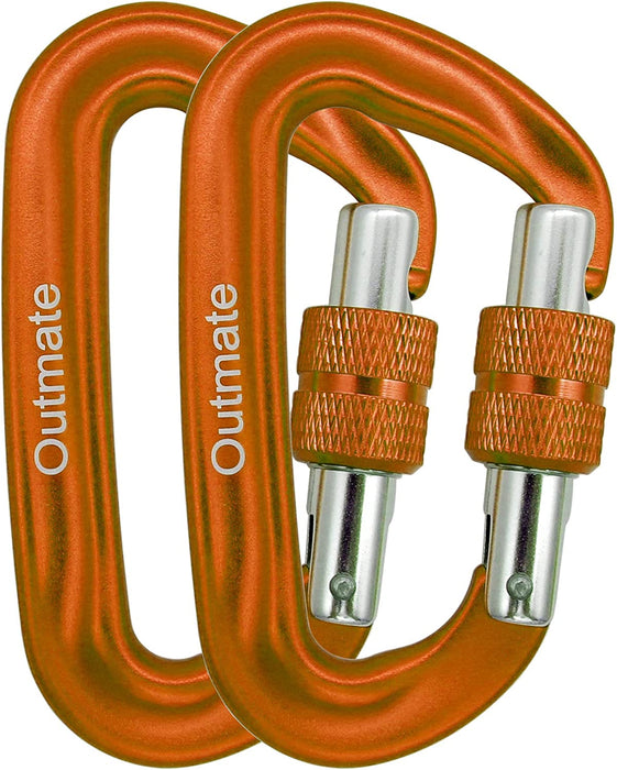Hammock Carabiner Clip,12Kn 7075 Aluminium Alloy Carabiners,Heavy Duty Clips 2645Lbs/1200Kg,Perfect Gear for Hammocks Camping Hiking Keyring and Utility