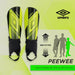 Umbro Ceramica Peewee Stirrup Soccer Shin Guards for Kids, Green