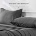Full Size 7 Pieces Bed in a Bag Bedding Set - Lightweight Dark Grey Comforter Set, All Season Ultra Soft down Alternative Bedding Comforter Set with Comforter, Pillowcase, Flat Sheet, Fitted Sheet