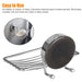 Eeekit Powerful Vacuum Suction Cup Mounted Soap Dish, Waterproof Soap Tray Bar Soap Basket, Strong Rustproof Stainless Steel Wall Mounted Soap Saver Sponge Holder for Bathroom & Kitchen Sink, No Drilling (3 Pack)