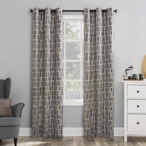 Mainstays Blackout Energy Efficient Grommet Single Curtain Panel, 40" X 95"