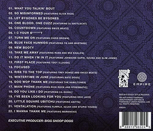Snoop Dogg - I Wanna Thank Me - CD