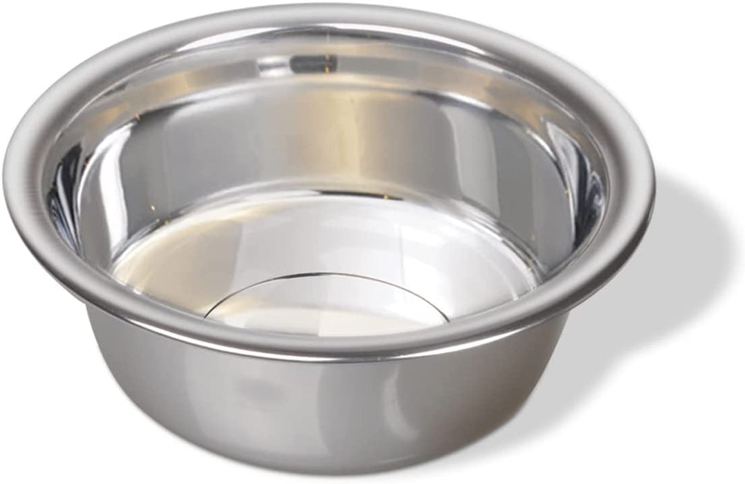 Pets Medium Lightweight Stainless Steel Dog Bowl, 32 OZ Food and Water Dish