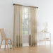 Mainstays Marjorie Sheer Voile Curtain, Single Panel, 59"W X 95"L, Brownstone