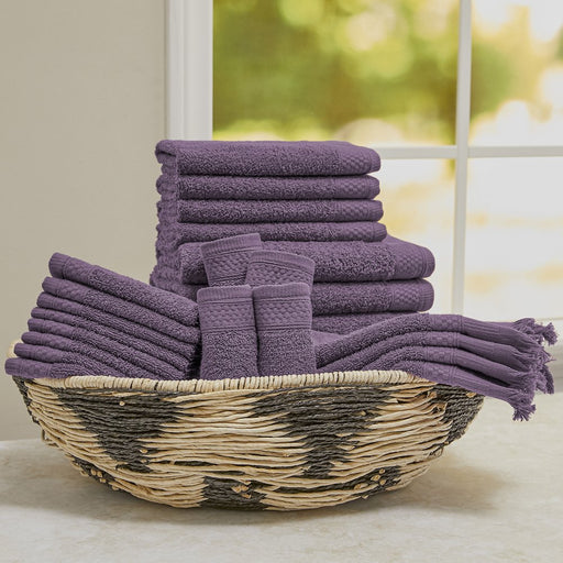 Baltic Linen Company 24 Piece Multi Count Complete Cotton Towel Set