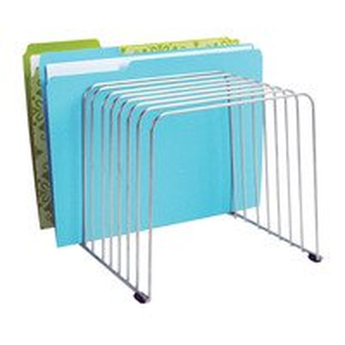 Fellowes Heavy Duty Vertical Drawer File Sorter, 9 X 11-3/8 X 8 Inches, 11 Slots, Silver
