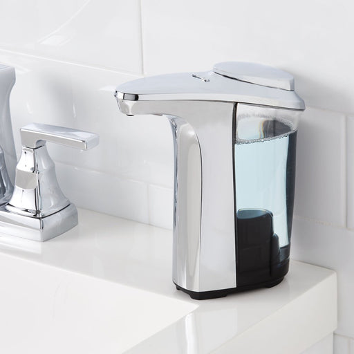 Better Homes & Gardens Hands Free Plastic Liquid Soap and Sanitizer Dispenser with Automatic Sensor