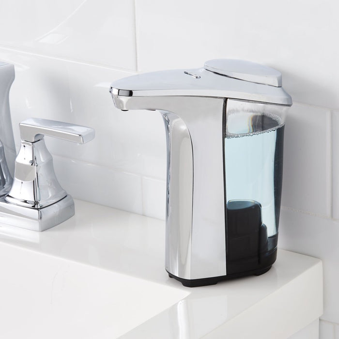 Better Homes & Gardens Hands Free Plastic Liquid Soap and Sanitizer Dispenser with Automatic Sensor