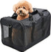 Scratchme Pet Travel Carrier Soft Sided Portable Bag for Cats, Small Dogs, Kittens or Puppies, Collapsible, Durable, Airline Approved, Travel Friendly, Carry Your Pet with You Safely and Comfortably