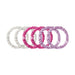 Pure Silk Skinny Scrunchies - Sweet Pea