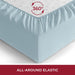 Queen Fitted Sheet - Deep Pocket Cooling Sheets up to 16 Inch - Hotel Luxury Bedding - Softest Sheets - Wrinkle, Fade, Stain Resistant - 1 Queen Fitted Sheet Only (Queen, Baby Blue)