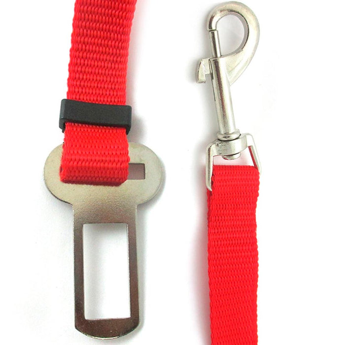2Pc Cat Dog Pet Safety Car Vehicle Strap Seat Belt Adjustable Harness Lead New