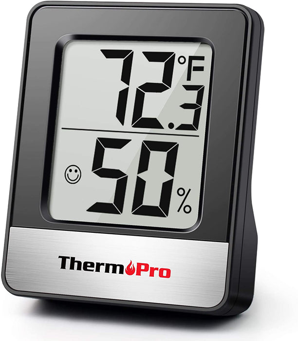TP49 Digital Indoor Humidity Meter Room Thermometer with Temperature and Humidity Monitor Mini Hygrometer Thermometer