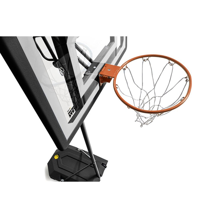 SKLZ Pro Mini Portable Basketball System Hoop with Adjustable Height 3.5 to 7 Ft., Includes 7 In. Mini Ball