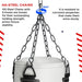 RDX Punch Bag for Boxing, 4Ft 5Ft Unfilled Heavy Bag anti Swing Set, White