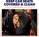 Dog Car Seat Cover for Back Seat - Durable, Nonslip, Waterproof 600D Cotton 3-In-1 Hammock - Protector against Dirt, Shedding and Scratching for Small or Mid-Size Sedans, Suvs and Trucks