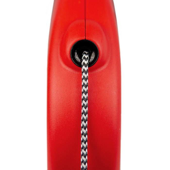 Flexi Retractable Dog Leash (Cord), 16 Ft, Small, Red