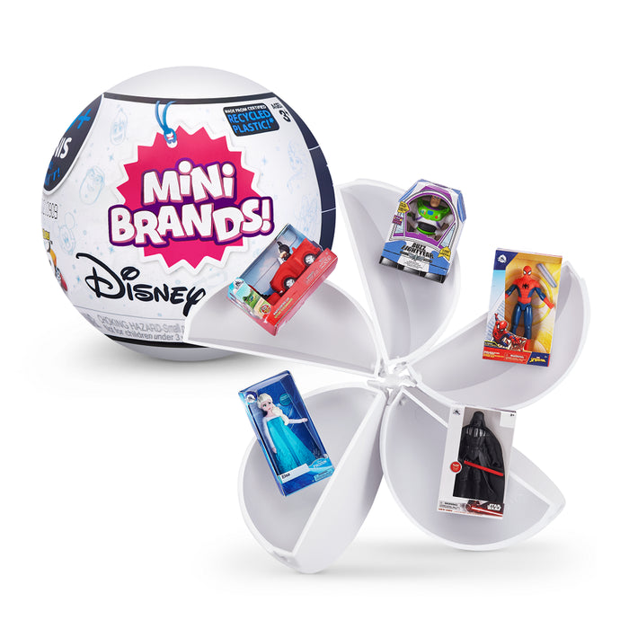 5 Surprise Mini Disney Brands Series 1 Mystery Capsule Real Miniature Disney Brands Collectible Toy by