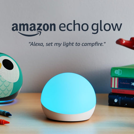 Echo Glow - Multicolor Smart Lamp, Works with Alexa