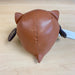 Cute Owl Leather Bookend, Book Holder for Shelves – Decorative Weighted Animal for Home and Office Desk and Shelf | Handcrafted Stuffed Animal Furniture Decor