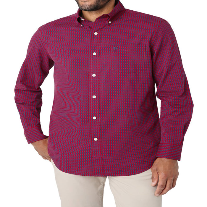Chaps Men'S Long Sleeve Sustainable Easy Care Woven Shirt -Sizes XS up to 4XB
