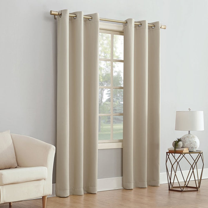 Mainstays Grommet Blackout Curtain Panel, 40 in X 108 In