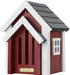 Wildlife Garden Butterfly Hibernation Box, Solid Wood Butterfly Habitat and Year-Round Sanctuary, Weatherproof Paint, Fully Assembled and Easy to Install, Gift Box, Designed in Sweden, Red