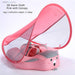 Baby Swimming Float Ring Swim Trainer Non-Inflatable Sunshade Kids Float Lying Swimming Pool Toys Bathtub for Accessories